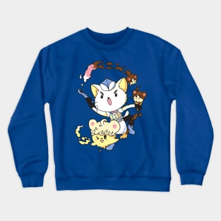 Ice Cream Cat! Crewneck Sweatshirt